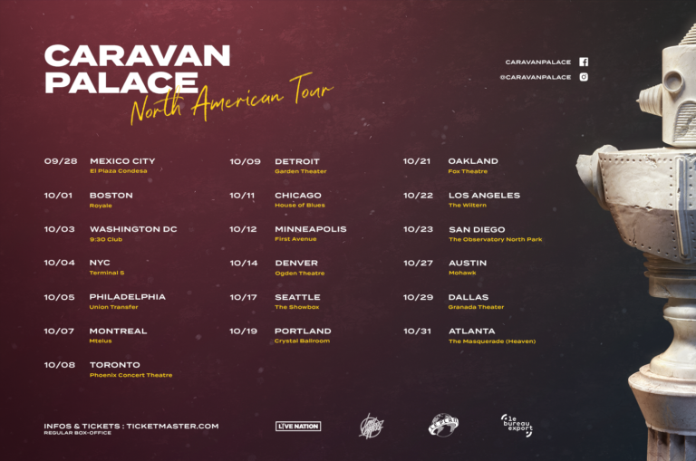 caravan palace tour 2018 usa