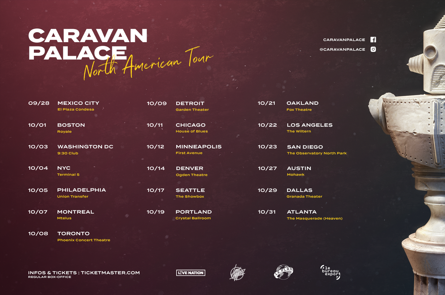 caravan palace tour dates us